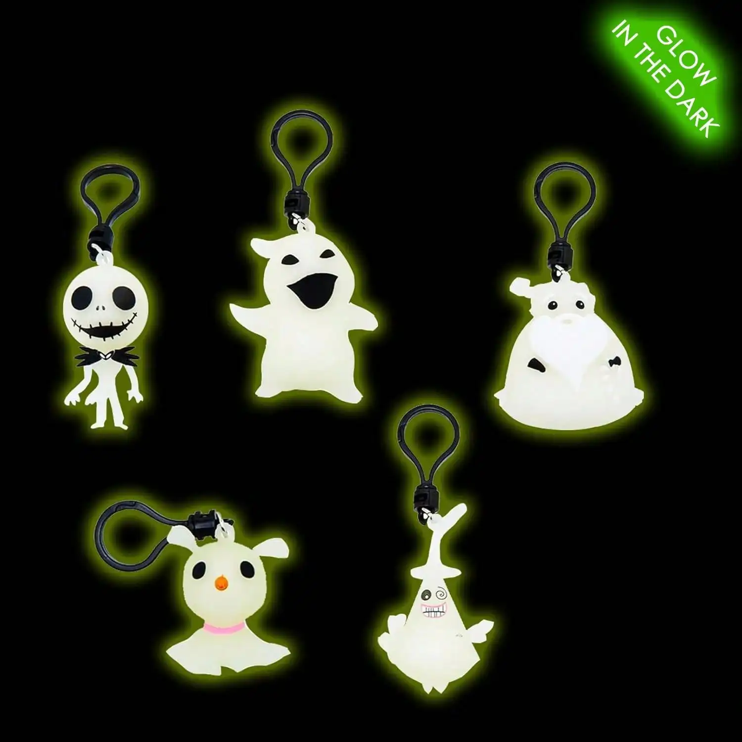 The Nightmare Before Christmas Officially Licensed Blind Box Jack Sally Zero Oogie Boogie Keychain Gift 1Pc Disney