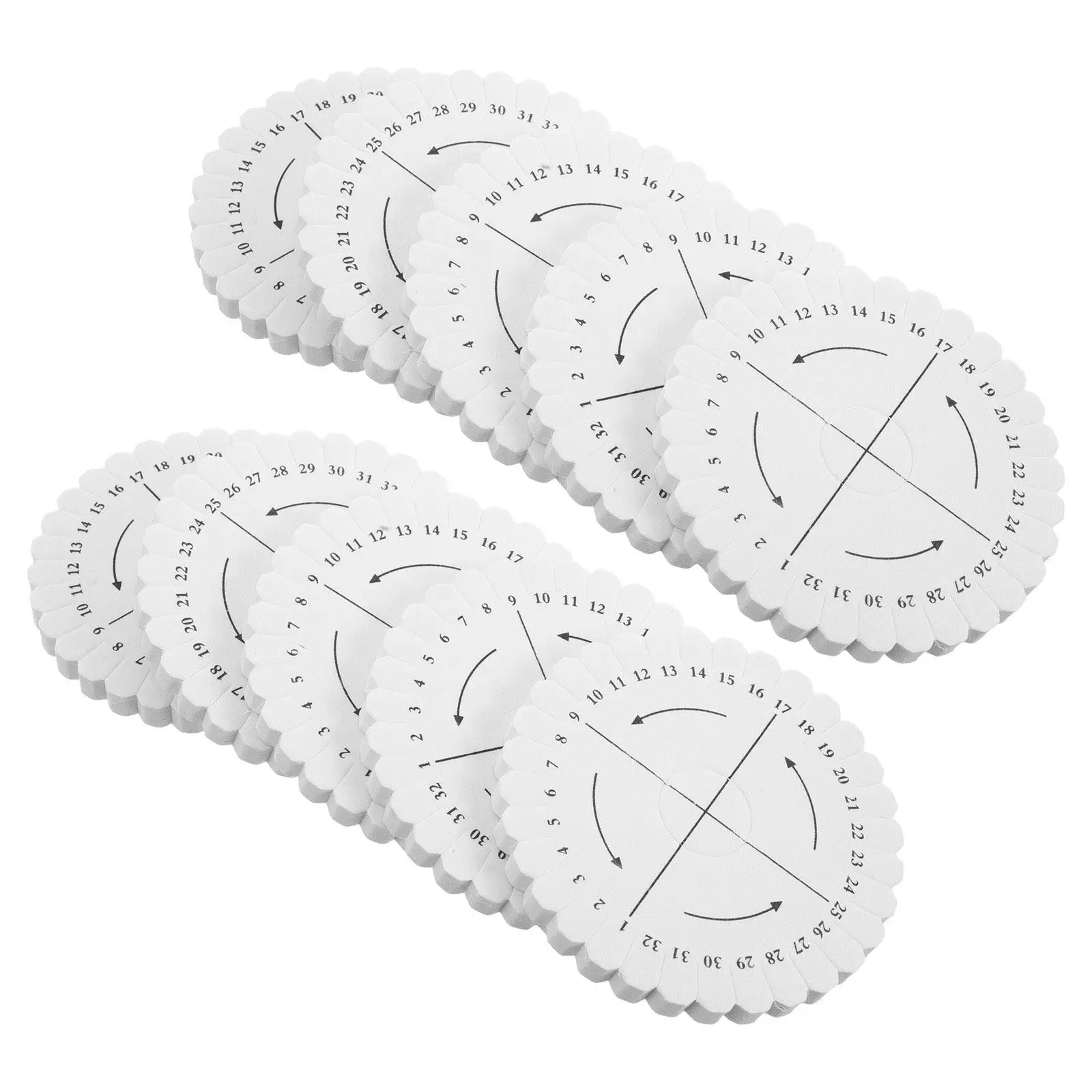 32-Slot Flexible Friendship Bracelet Braiding Board Portable Weaving Frame Beginner Knotting Tool Embroidery Thread Beading