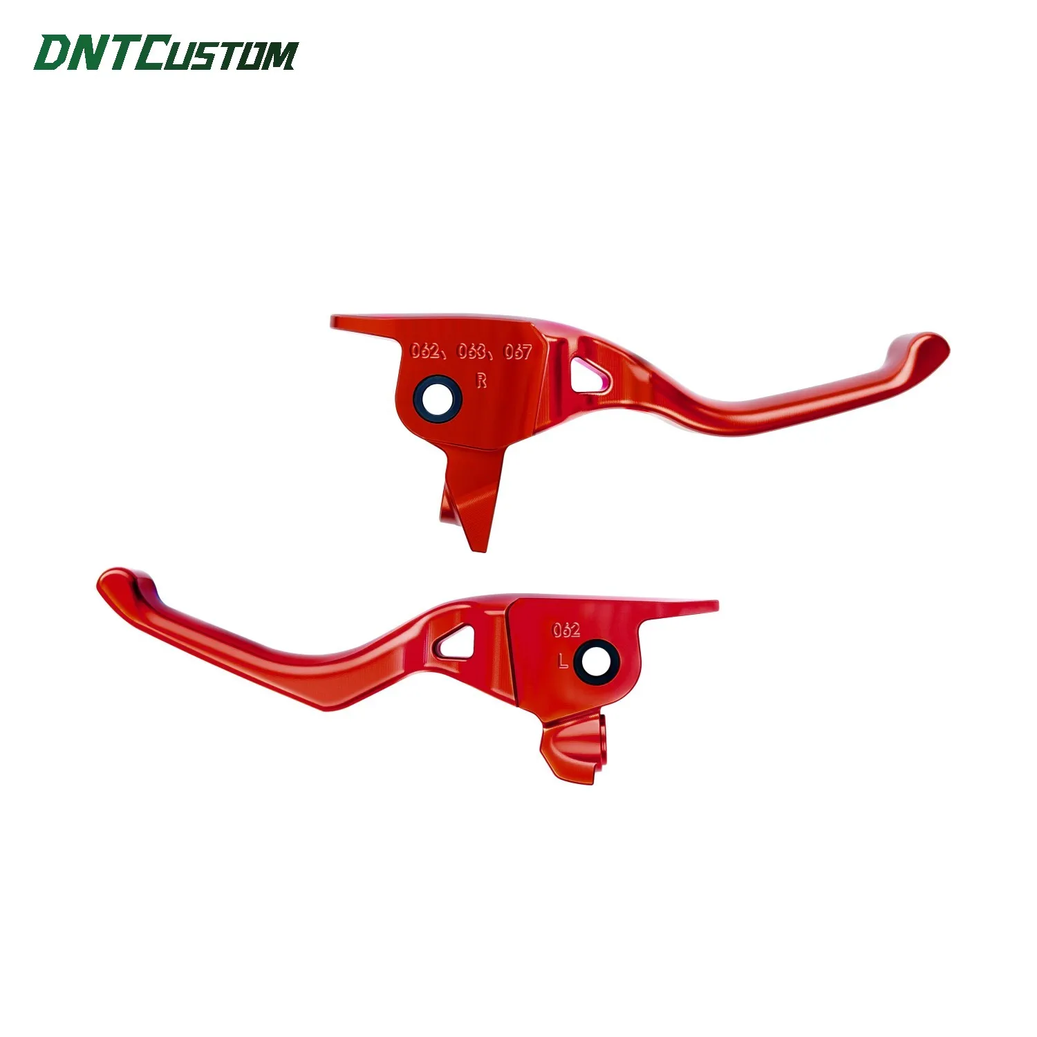 DNTCUSTOM Performance CNC 3 Fingers Handle Brake & Clutch Lever Colored Accessories for Harley Touring 2017-2020