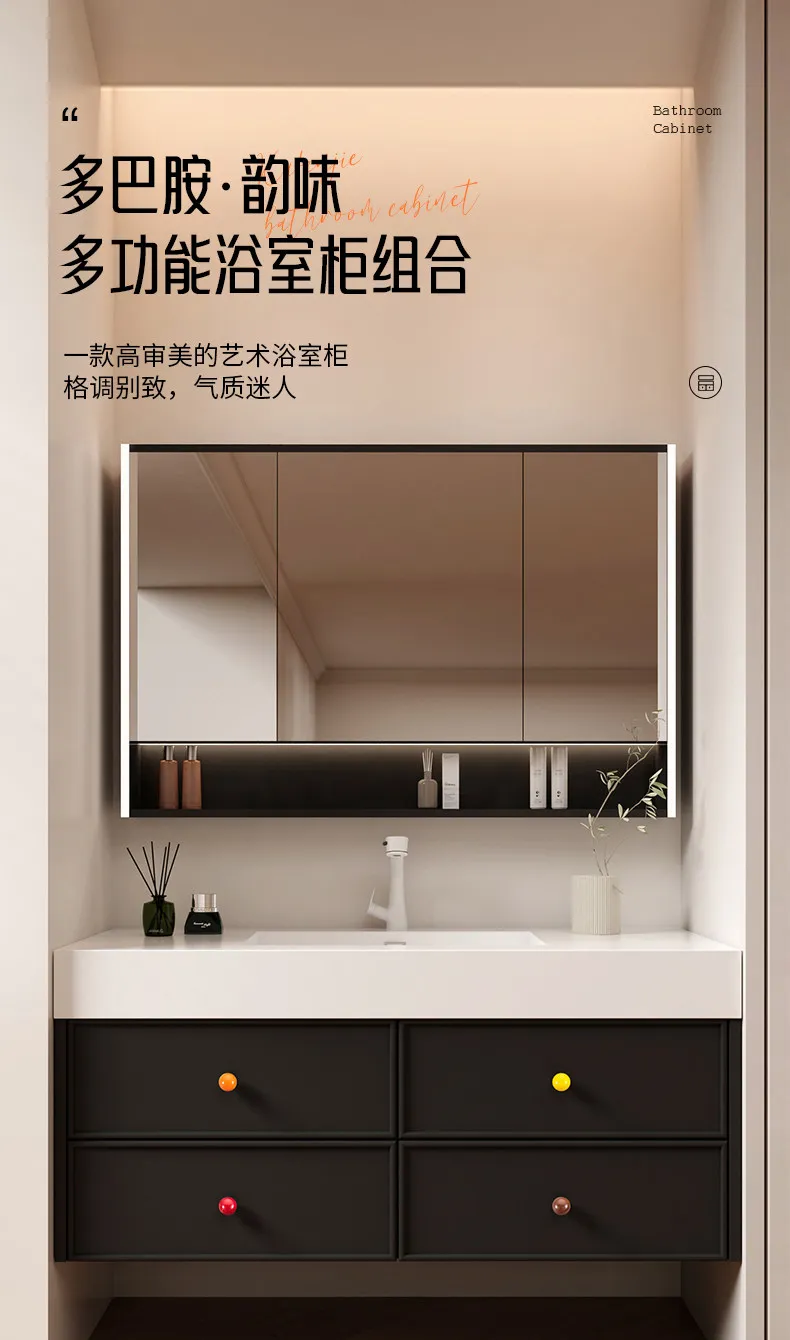

Integrated ceramic basin bathroom cabinet, sink washbasin toilet washbasin