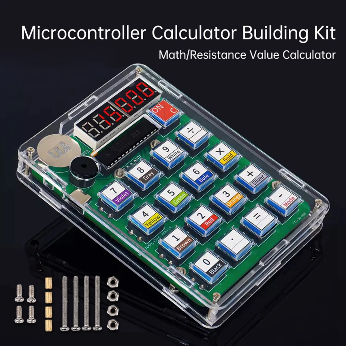 Kit De Produção Eletrônica Para Experiência De Ensino, Calculadora DIY, Microcontrolador, Módulo Prática De Soldagem, 51