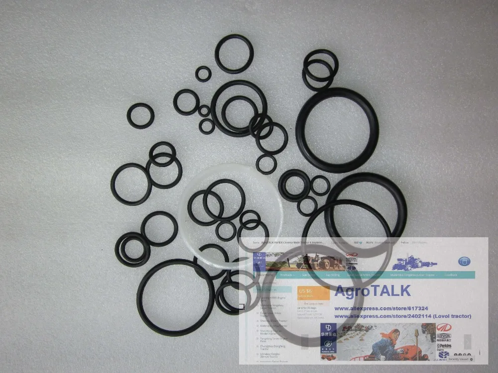 Set of O seals kit for hydraulic lift for Shenniu SN254 / Taishan TS254 / TS304 series tractor