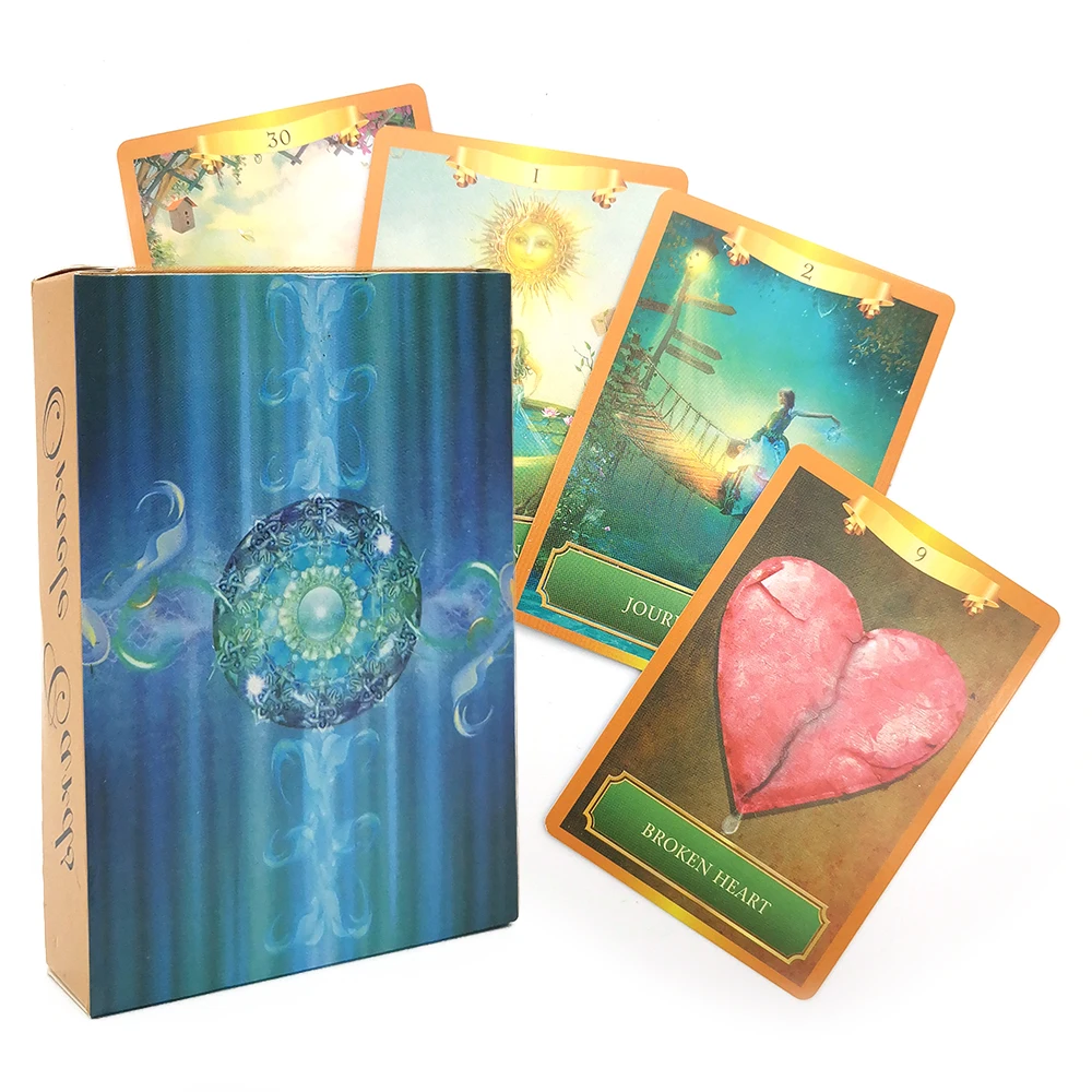 New Energy Oracle Cards for Beginners with English Version PDF Guide Board Deck Games Cards for Party Game