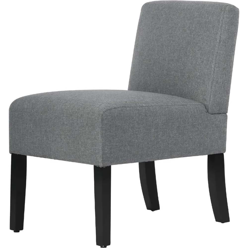 

Dining Chairs for Living Room Armless Chair Modern Design Fabric Armless Contemporary Accent Dining Chairs Sofa