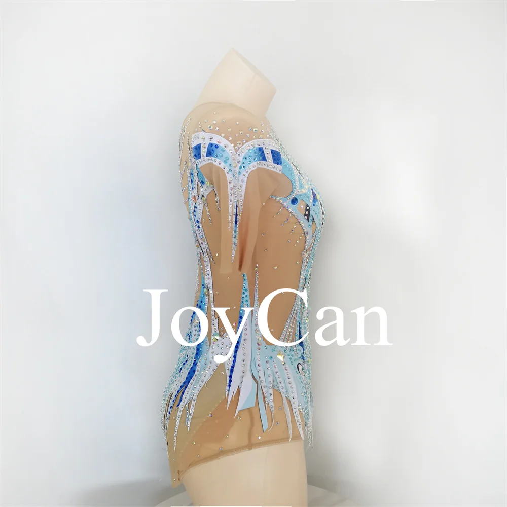 JoyCan Rhthmic гимнастические трико для девушек женщин Фиолетовый спандекс элегантная танцевальная одежда для соревнований