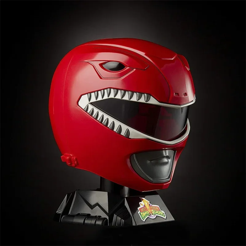 Hasbro Power Rangers Lightning Collection Mighty Morphin Red Ranger Premium Helmet Full-Scale for Display Roleplay, Cosplay