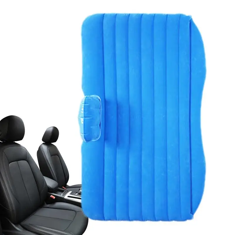 

Car Air Mattress Backseat Car Bed Foldable Car Air Bed With Air Pump Storage Bag Portable Car Bed Mattress For Self-Driving