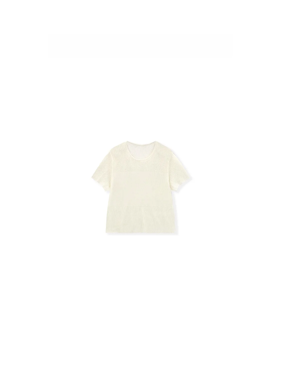 

Удобный повседневный летний новый простой вязаный топ с круглым вырезом, универсальный, прямой крой, разноцветный...