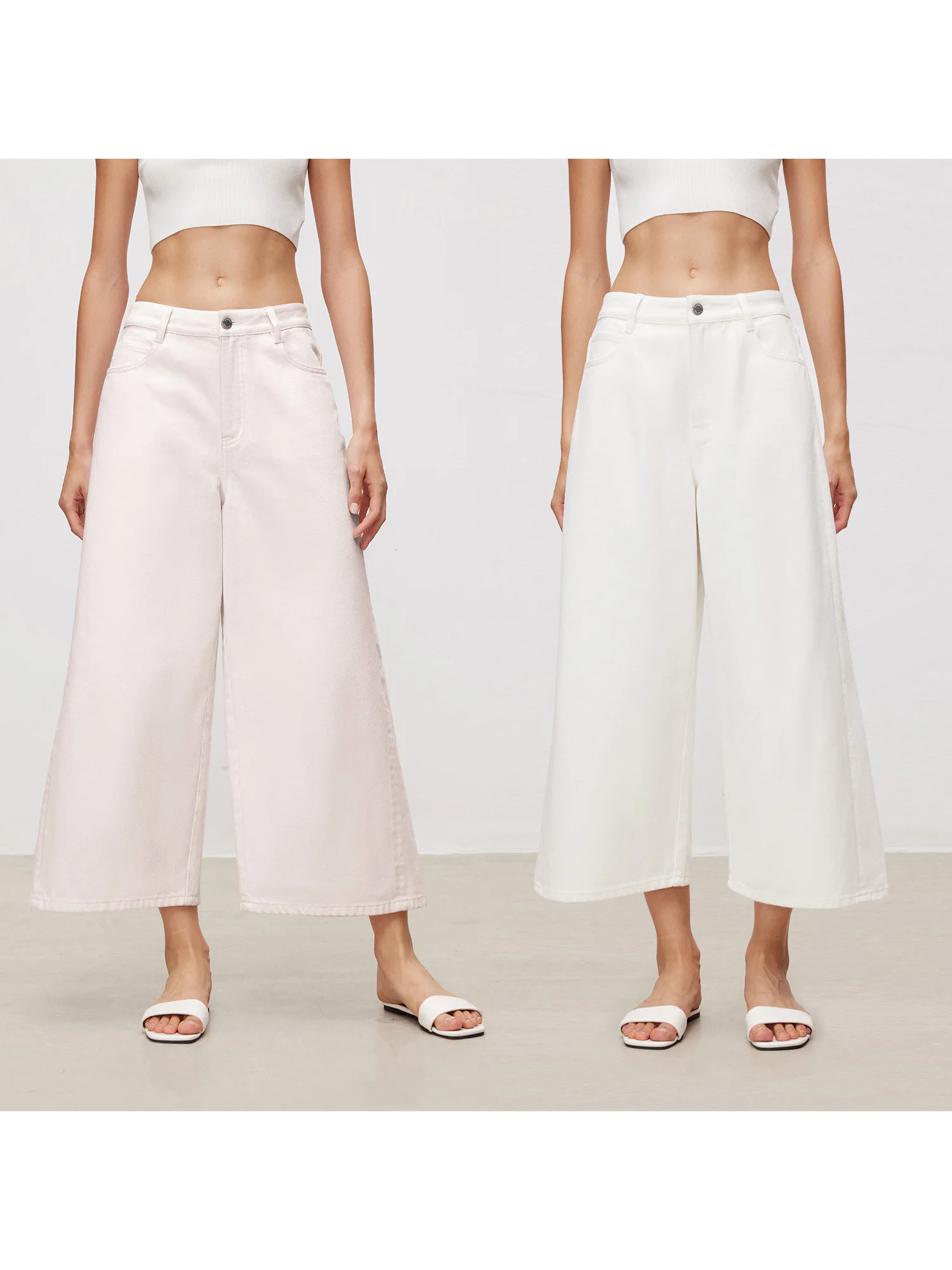 

MARIUS «Маленькая розовая корова» Активная красящая хлопковая пряжа Свободные широкие джинсы Повседневные модные длинные брюки Four Seasons l Талия