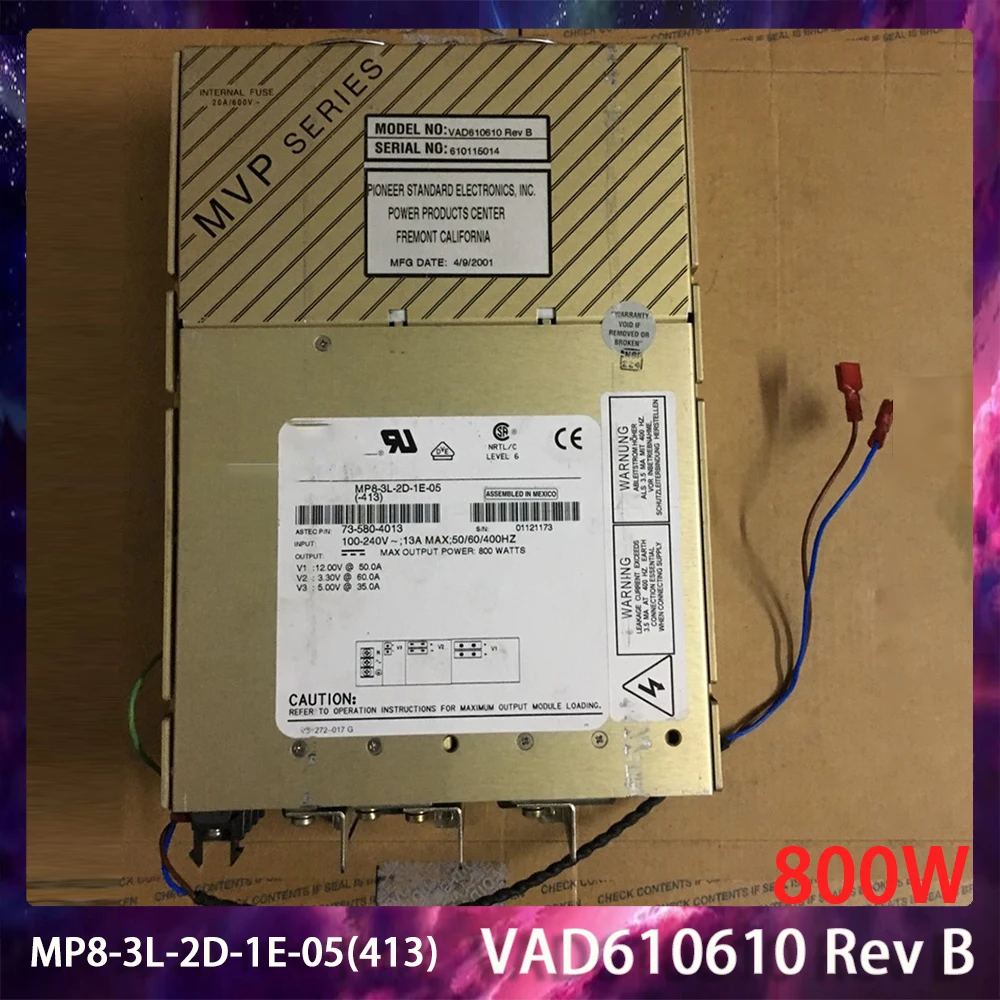 

VAD610610 Rev B For ASTEC MP8-3L-2D-1E-05(413) 610115014 800W Device Power Supply Original Quality Fast Ship