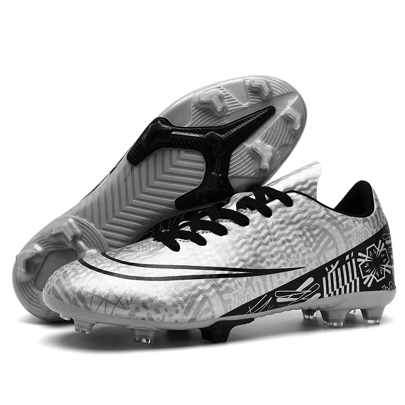 

Professional Ag Soccer Cleats High Top Firm Ground Football Shoes for Men