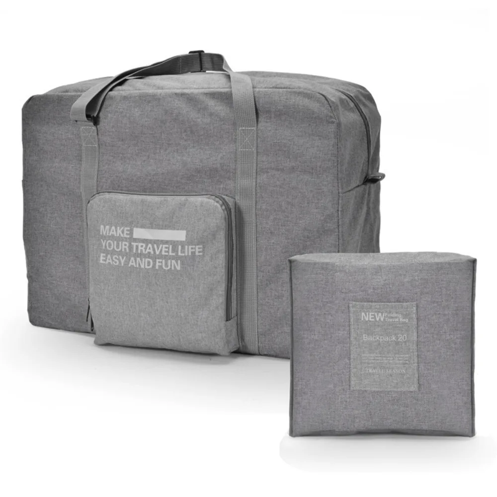 Foldable Clothing Organizing Bag Large Capacity Oxford Cloth Travel Duffel Bag Fitness Handbag Waterproof Travel Luggage Bag