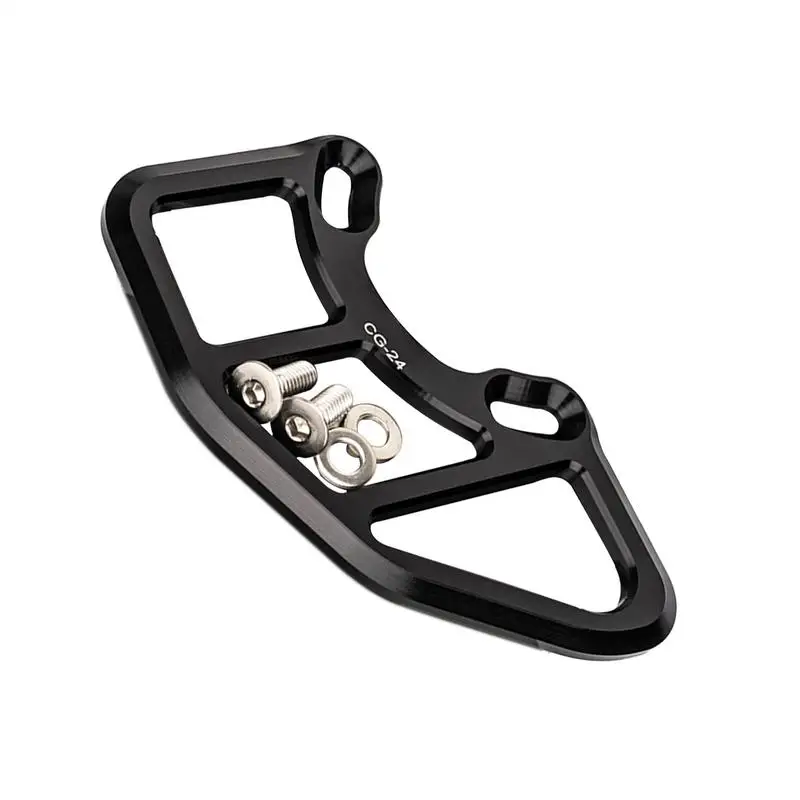 

Chain Guard For Chainring Aluminum Alloy Chainring Guard Reusable Riding Accessories Heavy Duty Protective Tool For Daily Use