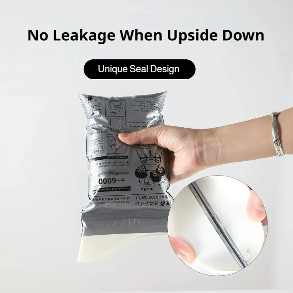Disposable Urine Bag 700ml SAP Rapid Gel Solidification Odor Control Leak Proof PE IXPE Material Unisex for Adults Kids