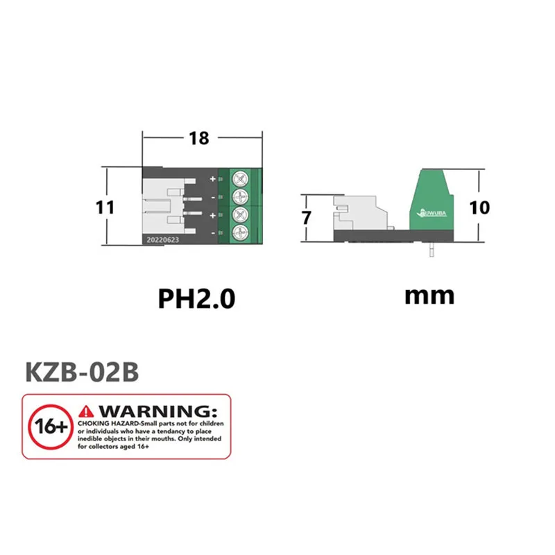 1pcs Simulation PH2.0 Extended Module for 1/14 Tamiya RC Truck SCANIA 770S R620 VOLVO BENZ Arocs MAN TGX Car Accessories
