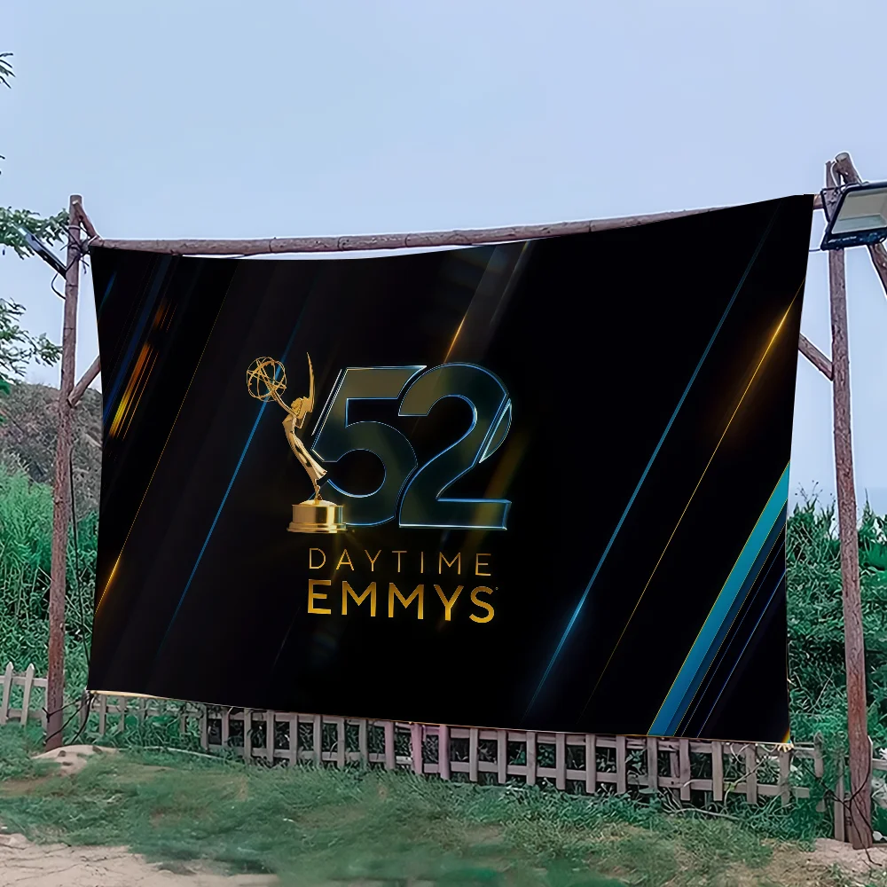 52 جائزة إيمي النهار 2025 علم للتخييم في الهواء الطلق بار نزهة ديكور منزلي للحفلات راية الحلي