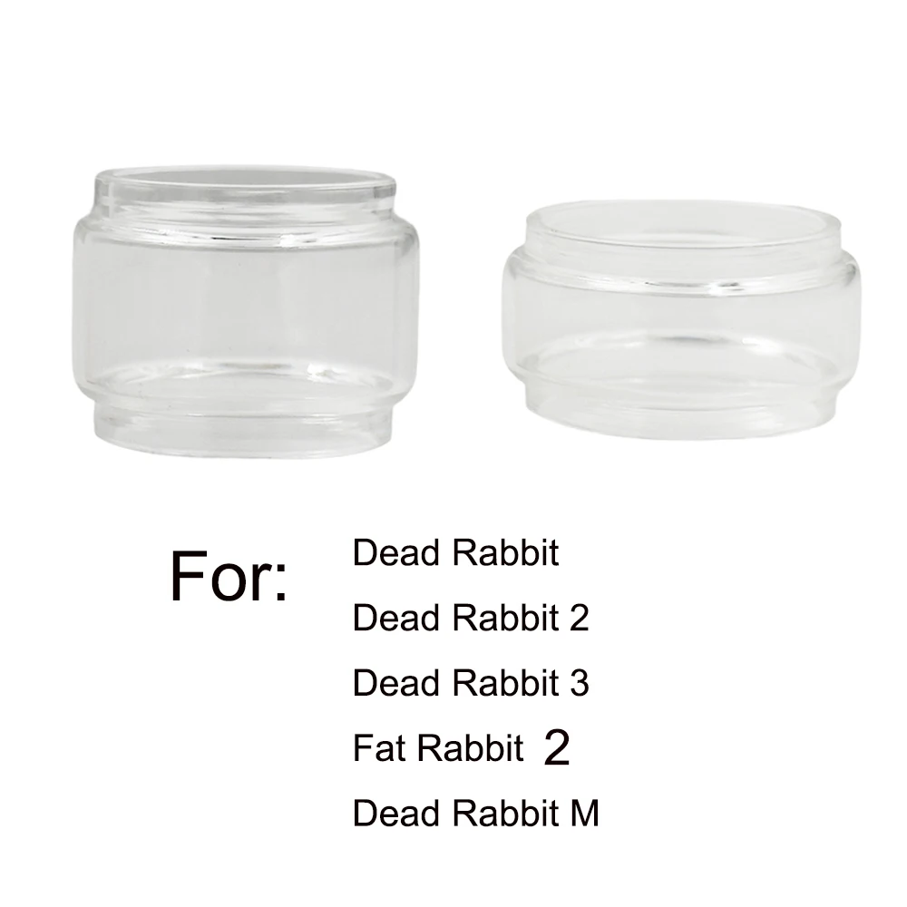 

Replacement Bubble Glass for 4.5ml Dead Rabbit V1 V2 V3 M Fat Rabbit 2 Accessories