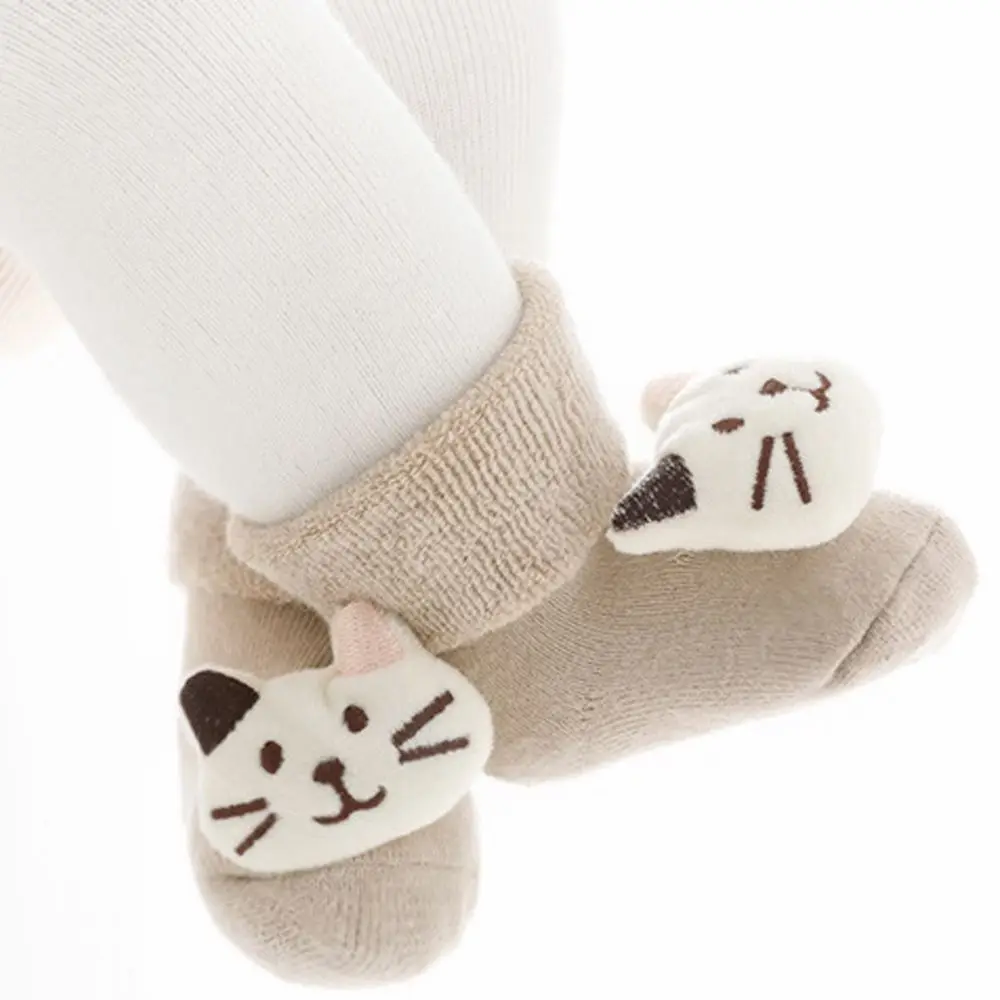 

Soft Infant Keep Warm Winter Animal Stereo Doll Newborn Floor Socks Cartoon Baby Socks Non-Slip Sole