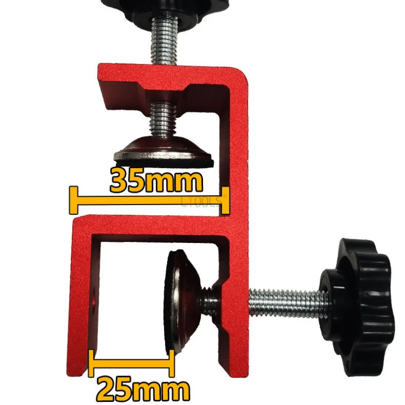 Imagem -06 - Jigs Ajustáveis Universal Closing Fixing Clip Fixed Clamp Carpentry Cabinet Wooden Board Install Tool Wardrobe 25 mm Novo