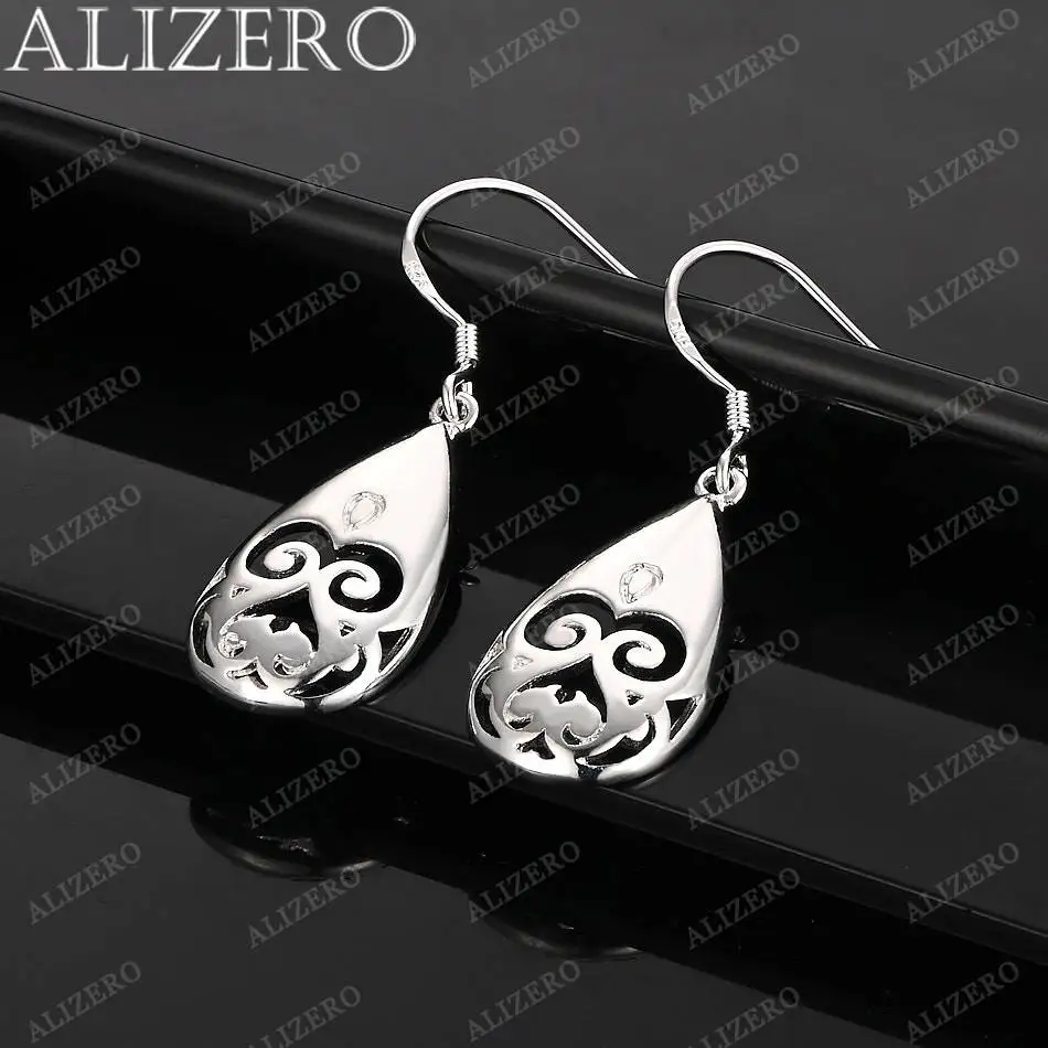 

Популярные серьги из стерлингового серебра 925 пробы, асимметричные, в форме капли, для женщин, модные украшения для вечеринок и повседневной носки