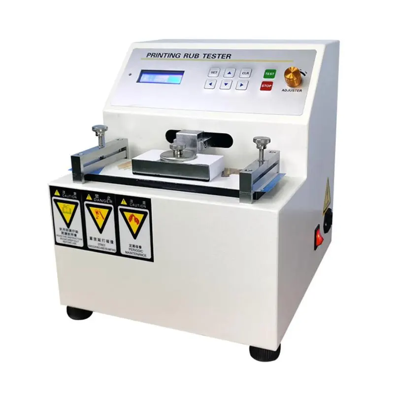 Ink Rub Tester Sutherland type abrasion resistance of printed materials ASTM D5264 TAPPI T830 Rub off Test rub-off tester