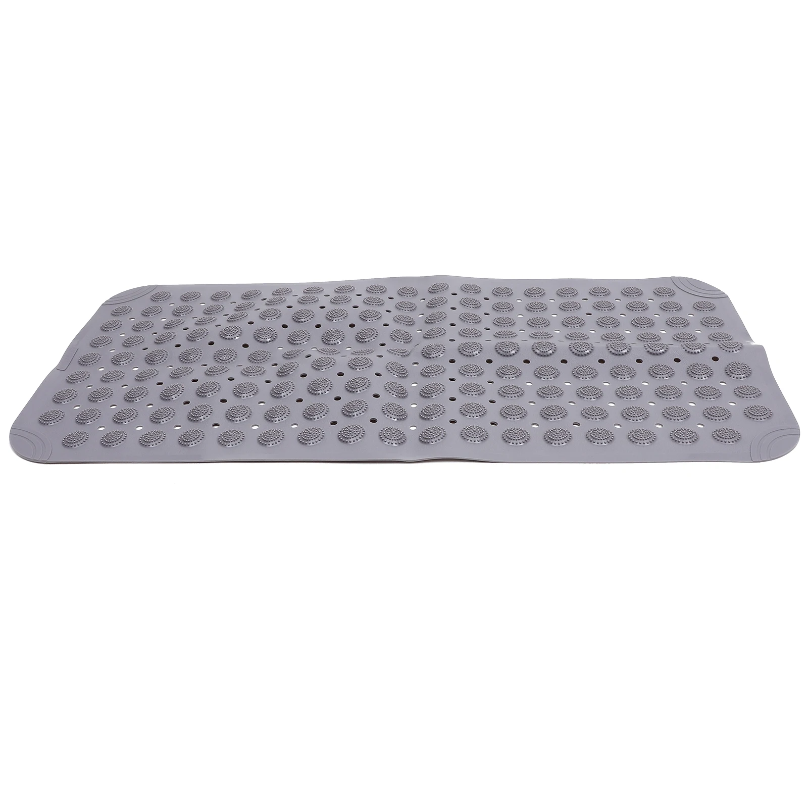 

Bath Non-Slip Square Bathtub Floor Mat Resistant Comfortable Suction Bath Mat For Shower Spa Grey