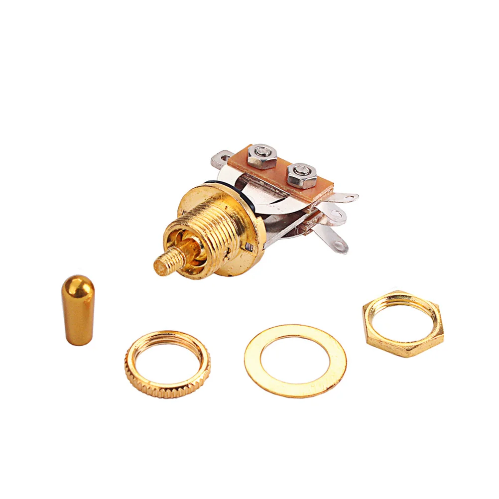 

Gn120 3 Way Toggle Pickup Selector For Electric Guitar With Knurled Nut Guitar Toggle Switch Replacement Part