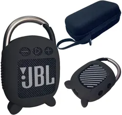 Harte Durchführung Schutzhülle Reise Lagerung Fall und Silikon Abdeckung für JBL Clip 4 Tragbare Bluetooth Lautsprecher