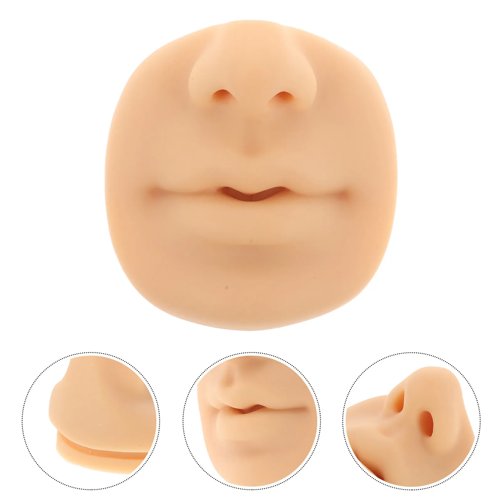

Tattooing Practice Faux Lips Silicone Body Parts for Piercing Training Professional Fake Skin Elastic Softer Tattoos Lip Makeup