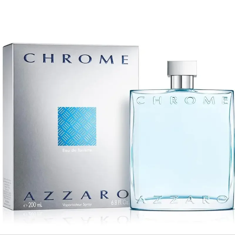 AZZARO Cromo de Azzaro Oakmoss, Cedro, Tonka Bean, Palisandro Brasileño, Coriander Men Edt Spray 1 Oz 1996 Fragancia Informal de 1 Oz