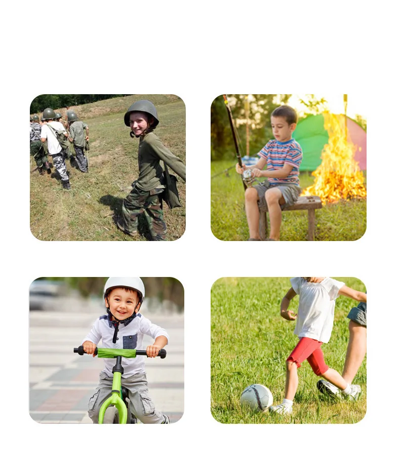 Fahrradhandschuhe für Kinder, taktische fingerlose Handschuhe, Sommer, Frühling, schützende Outdoor-Wanderhandschuhe, Rollschuh-Handschuhe für Kinder, rutschfeste Trainingshandschuhe – Detail 2