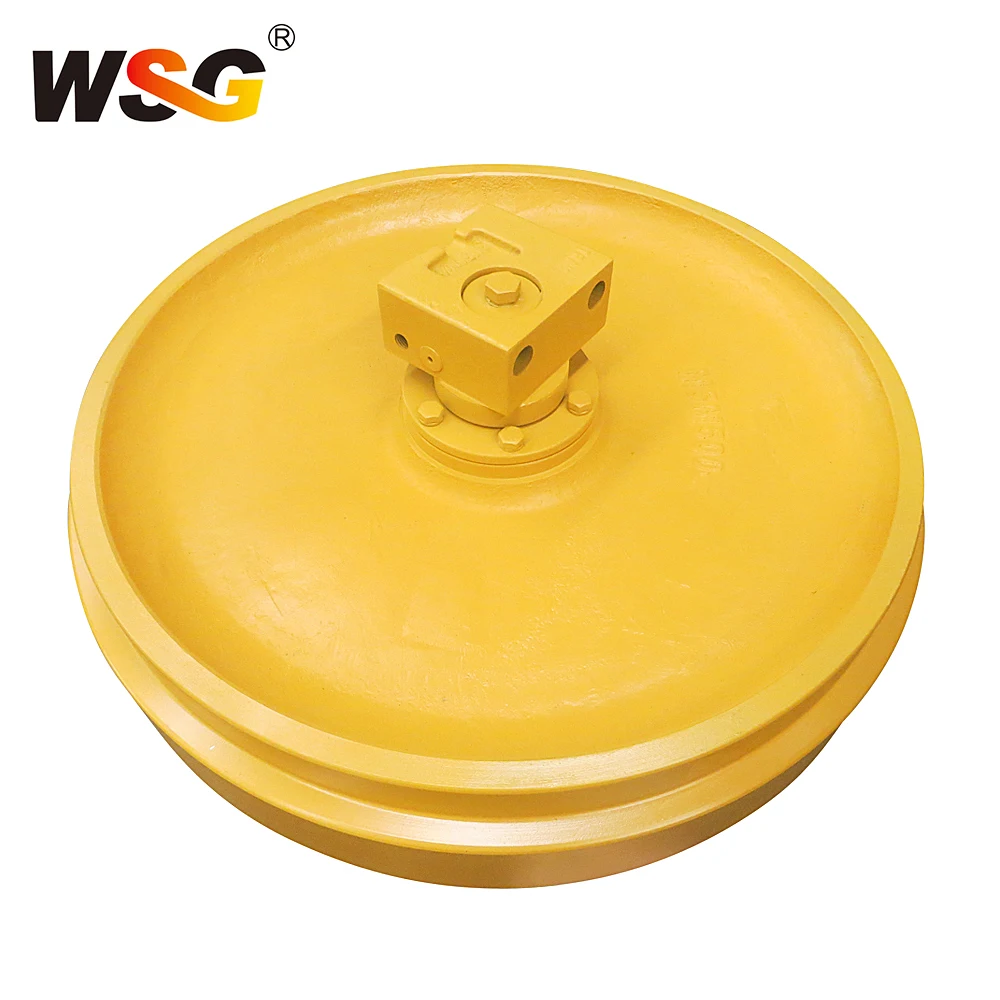 WSG Excavator Front Idler Assembly / Track Idler Roller Assy For Hyundai 290