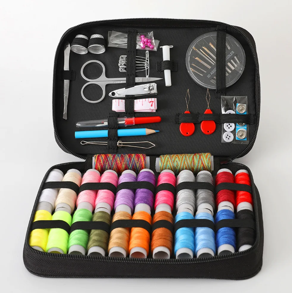 

Treasure Box Sewing Box Set, Home Sewing Combination Tools, 24 Colors, Oversized Thread