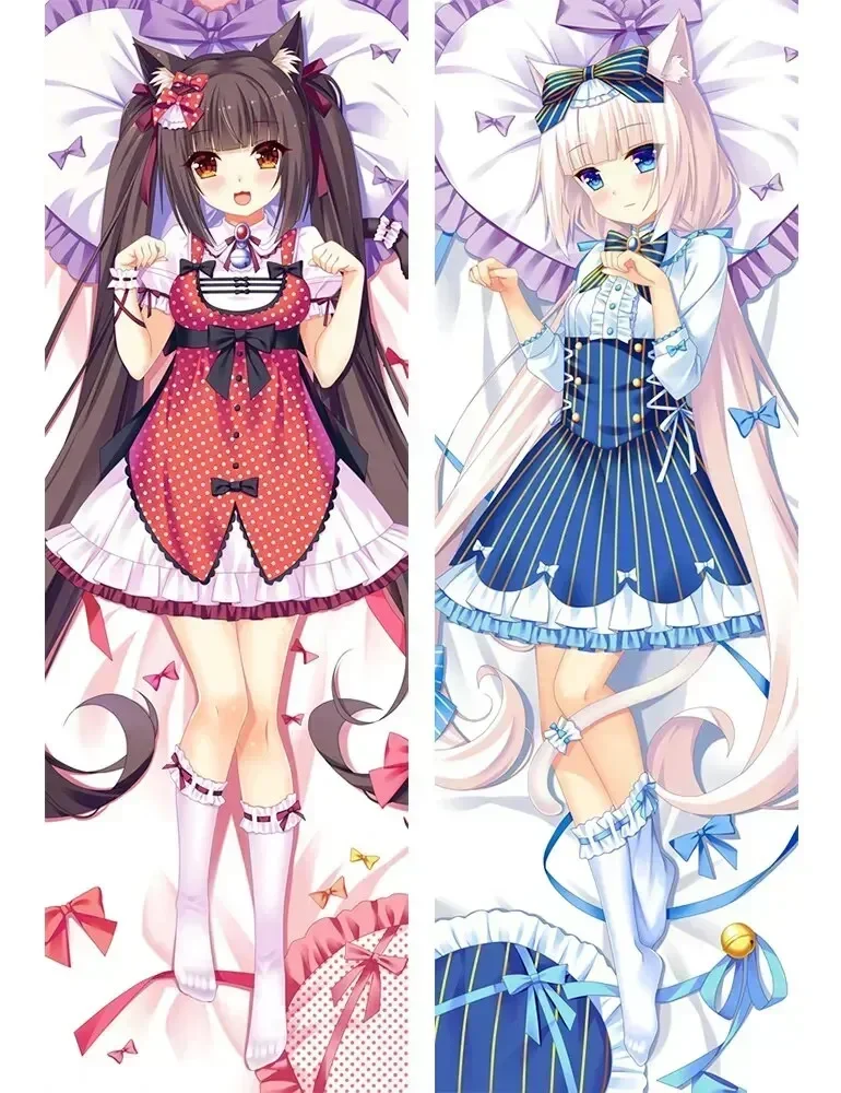 

NEKOPARA аниме Dakimakura наволочка сексуальная девушка шоколад ваниль кокос Azuki корица клен обнимающая наволочка для тела чехол