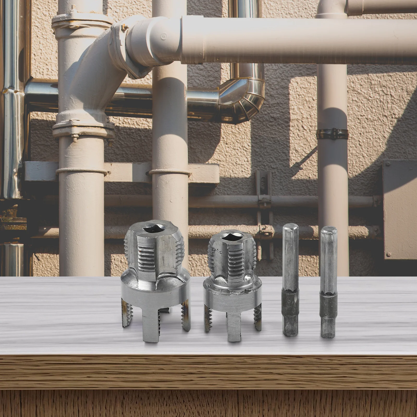

Dual Function Tapping Tool for 21MM and 26MM Water Pipe Threading Engineered for Speed and Efficiency in Plumbing