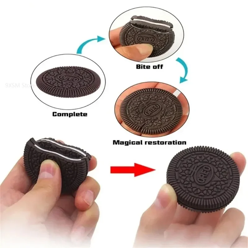 1PC Kids Magic Biscuit OREO Cookies Magic Tricks Accessory Props Cookie Magic Restore Close Up Props For Easy Magics Show Frugal