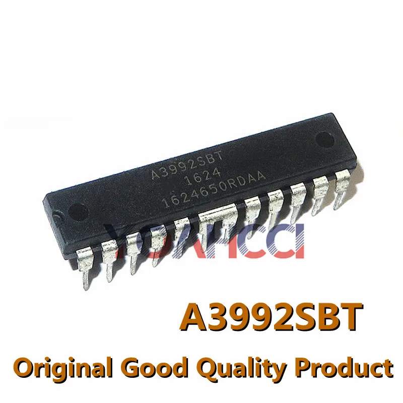 A3992SBT (10pieces) Dual DMOS Full Bridge Micro Stepping PWM Motor Driver 5V 24Pin(22+2Tab) Bat Tube DIP-24 Original In Stock