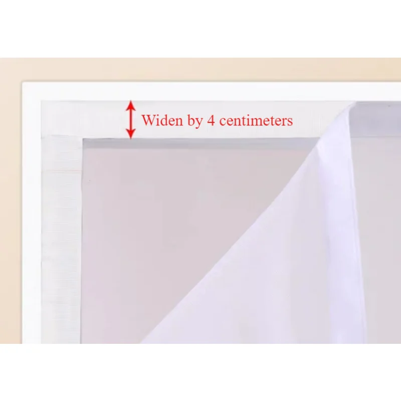 ستارة باب مغناطيسية بيضاء منزلية، باب شاشة لمنع لدغة البعوض في الصيف، صامت مشفر ذاتي اللصق وغير مسامي #6