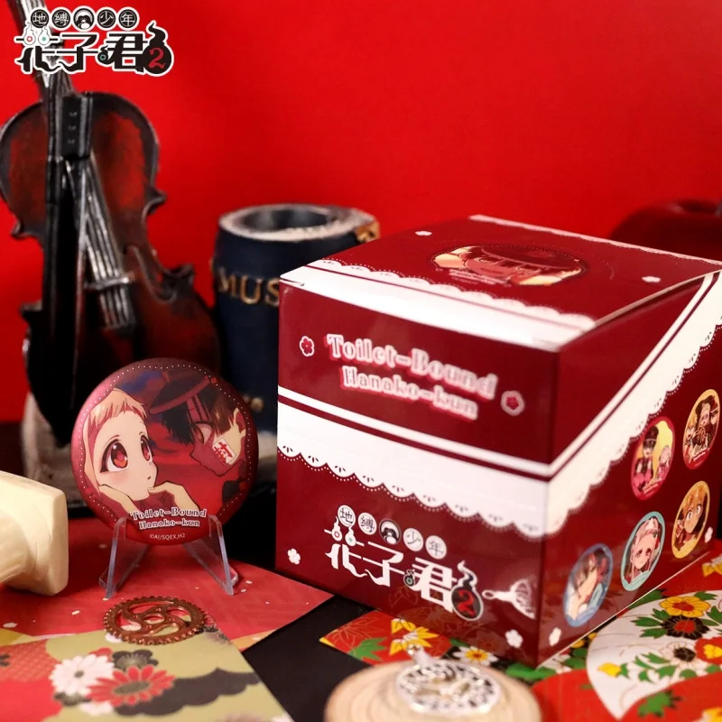 

Новый акриловый бейдж Jibaku Shonen Hanako-kun 2 (Ханако-кун) с сценами из сериала, с изображением Ненэ и Митсубы, милый товар ACG, подарок на день рождения, сюрприз