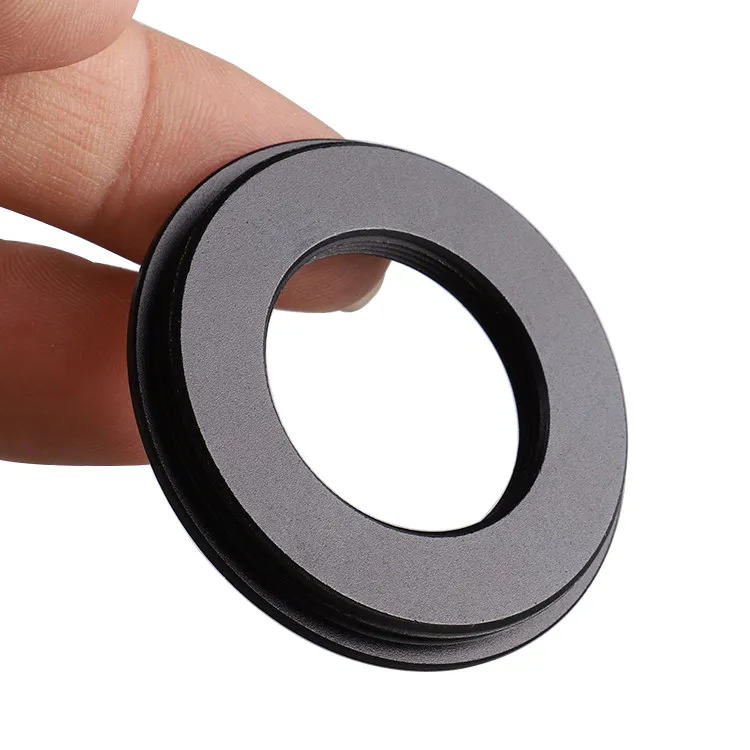 Flanged C‑M42*1 Adapter Ring C‑Mount Female Inner Thread to M42*1 Male Thread Converter for Lens Modification Industrial