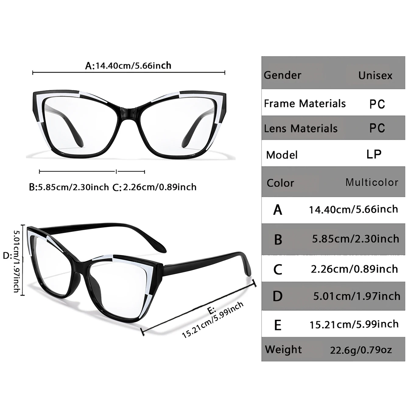 Trendy Cateye Reading Sunglasses for Men and Women Elegant Ultralight Eyewear Clear Vision for Read Clear Goggles 0+1.0+4.0