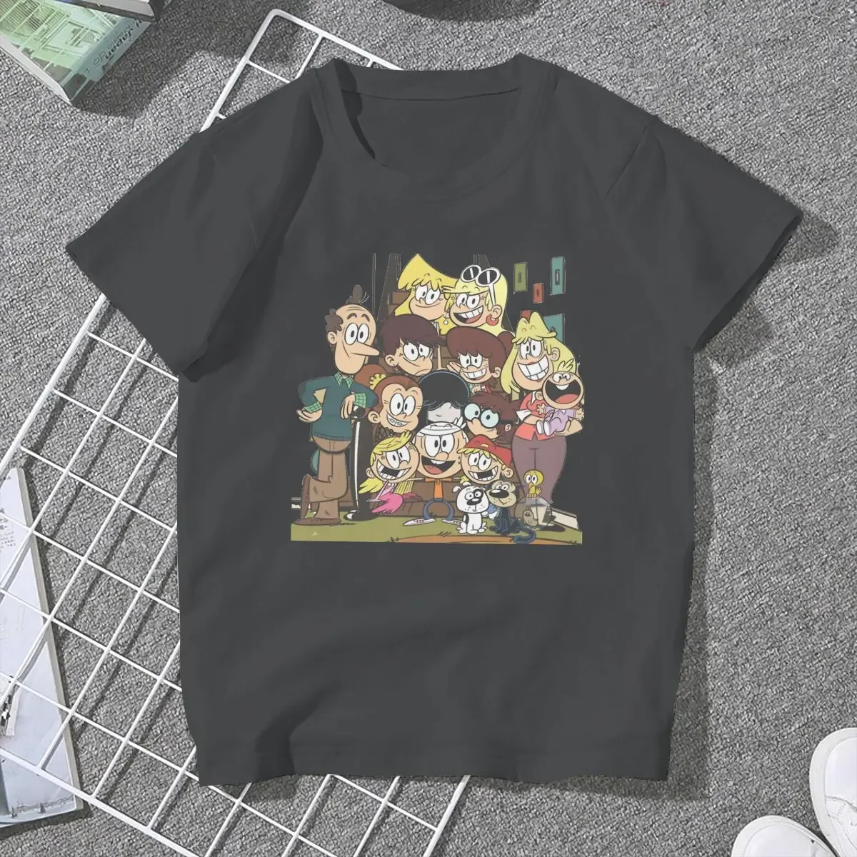 Welcome Female Shirts The Loud Houses Oversized Vintage Women Clothes Harajuku Casual Feminine Blusas