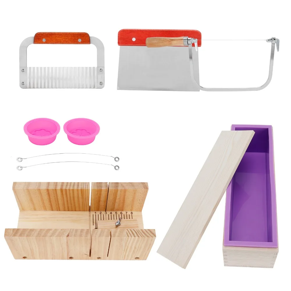 9pcs-wood-handle-soap-cutter-kit-silicone-wavy-cutting-soap-mold-set-reusable-straight-cutting-wooden-loaf-mold-bar-cutting