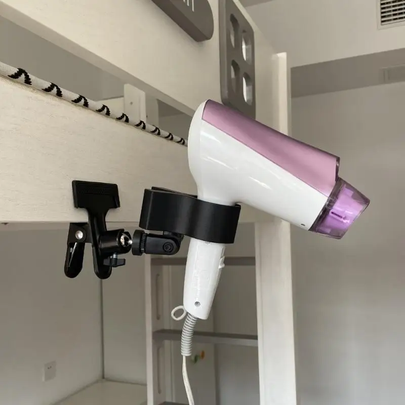 

462E Держатель для фена Металлическое основание Вращающаяся на 360 градусов подставка для фена Замена