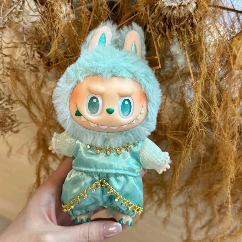 สำหรับชุดเสื้อผ้าลาบูวา สไตล์ภูมิภาคตะวันตก ชุดสองชิ้น เหมาะสำหรับเสื้อผ้าตุ๊กตาขนาด 17 ซม. ชุดน่ารักสไตล์ชาติพันธุ์