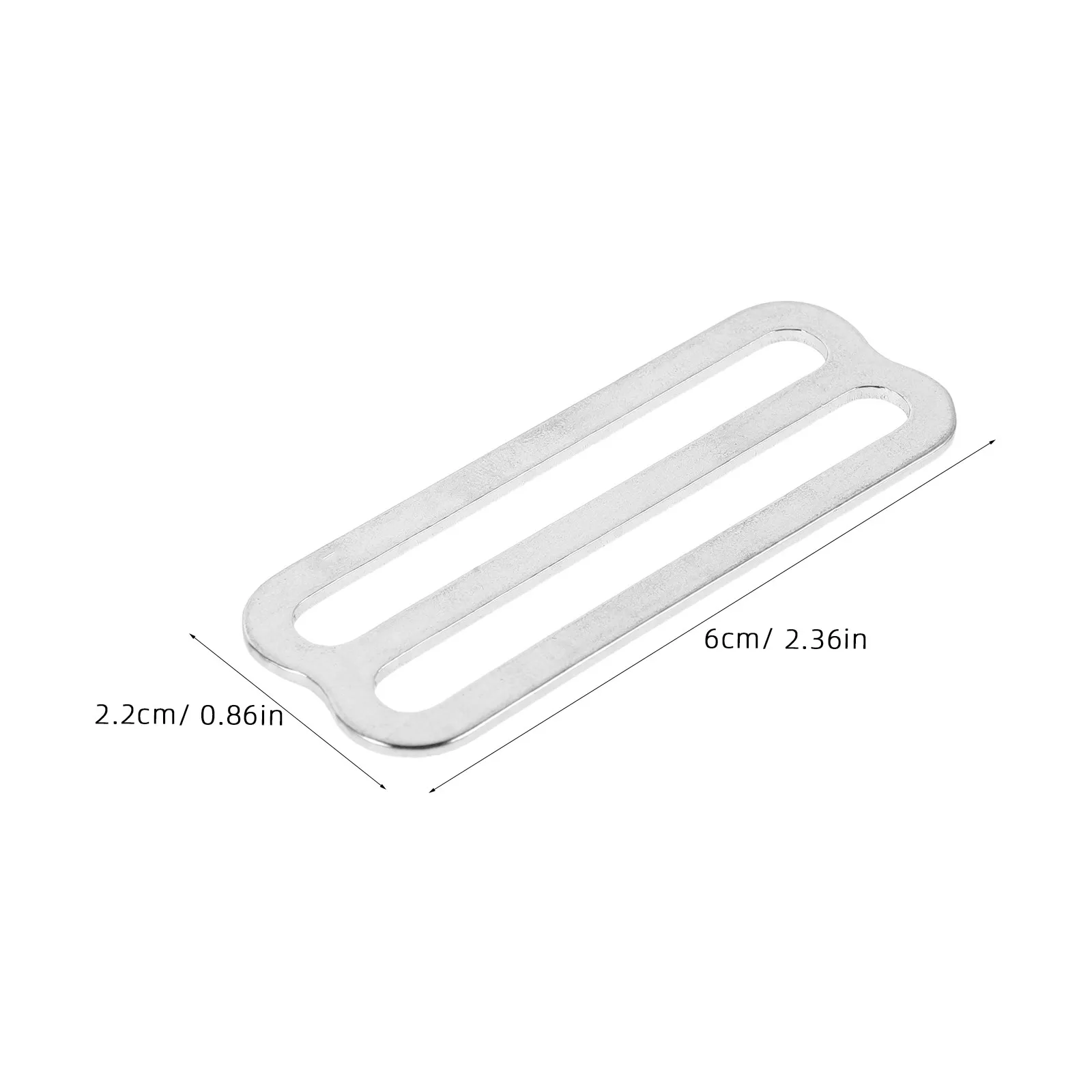 Stainless Steel Dive Belt Buckle Set – 4pcs Weight Belt Keeper Clips for Scuba Diving Accessories