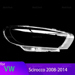 Head Lights Cover For Volkswagen VW Scirocco pre-facelift 08-14 Transparent Housing Front Headlights Lens Shell Glass Lampcover