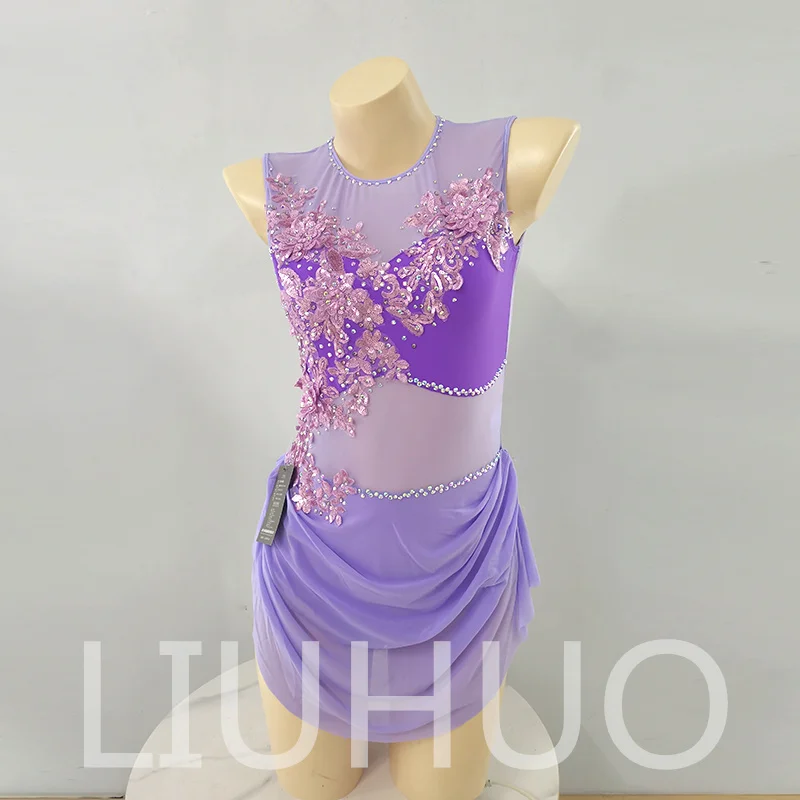 

LIUHUO Lyrical Dancing Dress for Performance Color Pole Skirt Factory Customize