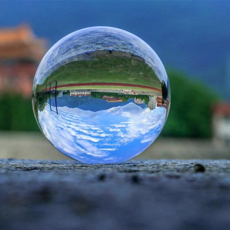 D30/40/50/60/80/100/120/150/180/200mm K9 Transparent Lens Ball Glass Ball Photography Decoration Home Decoration Crystal Ball