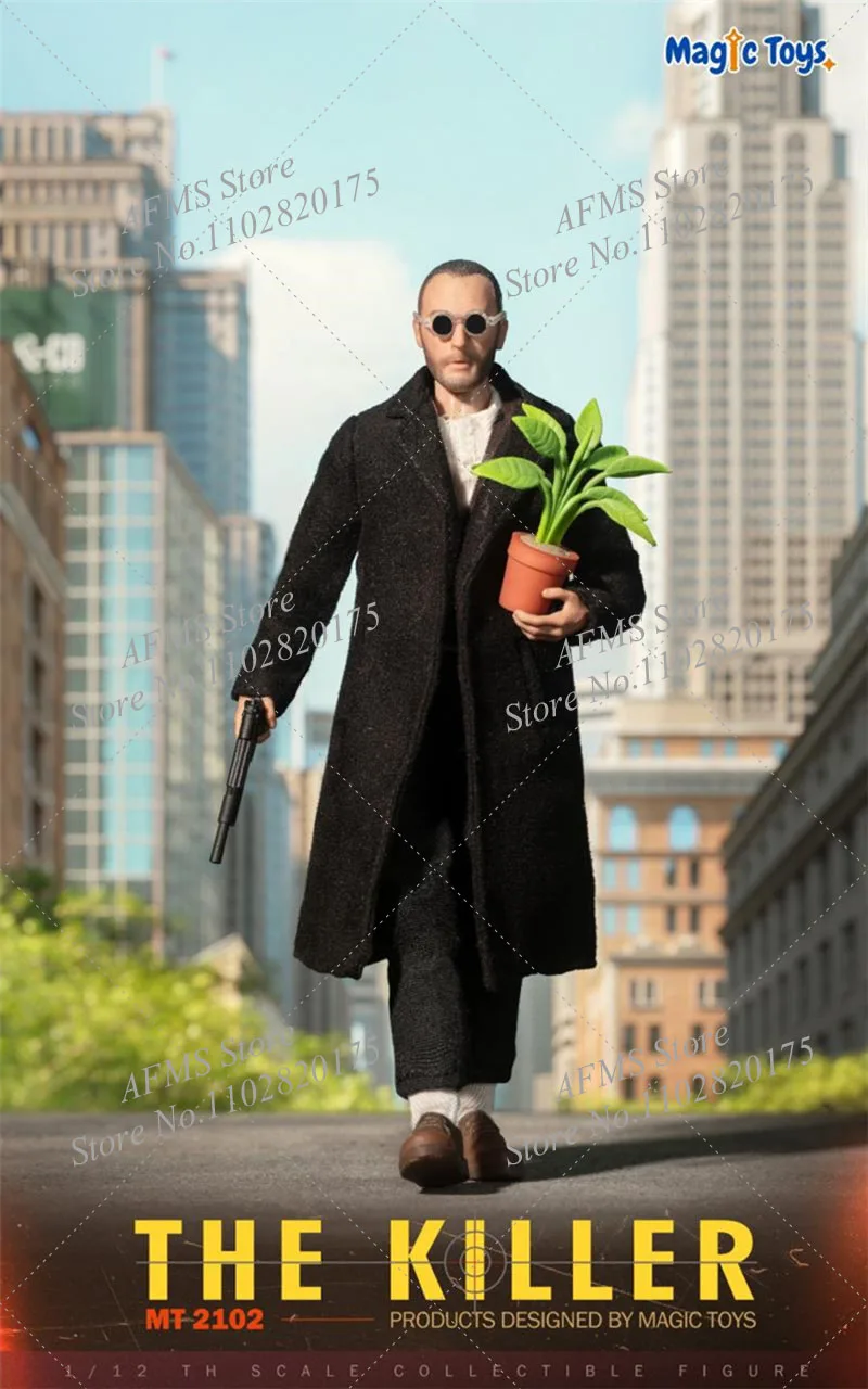 Magic Toys MT2102 1/12 Scale Collectible Dolls Italian Professional Killer Leon Jean Reno Full Set 6\